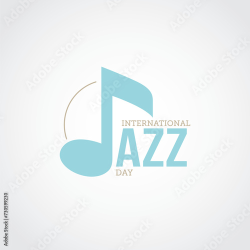 Photography International Jazz Day Vector Illustration