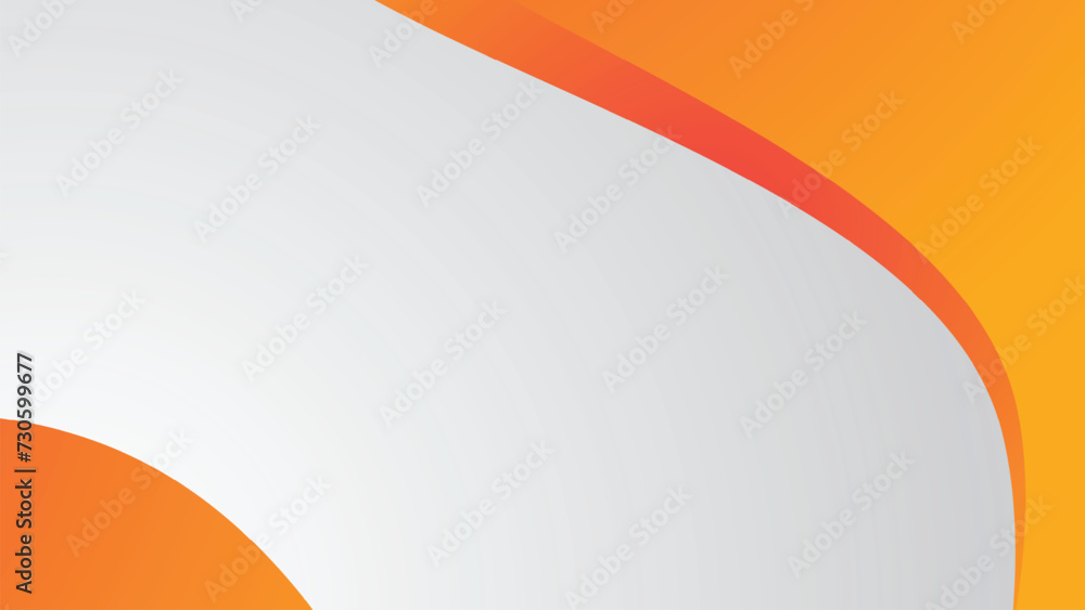 Orange and white abstract gradient background wallpaper vector image for backdrop or presentation Orange and white abstract gradient background wallpaper vector image for backdrop or presentation