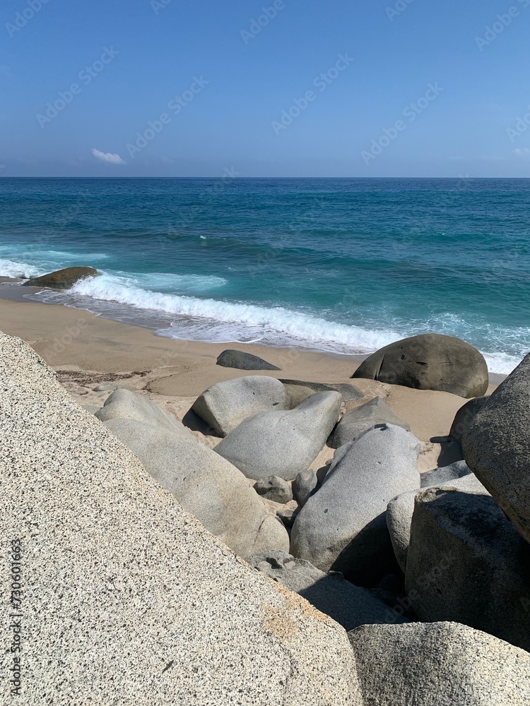 rocks on the beach