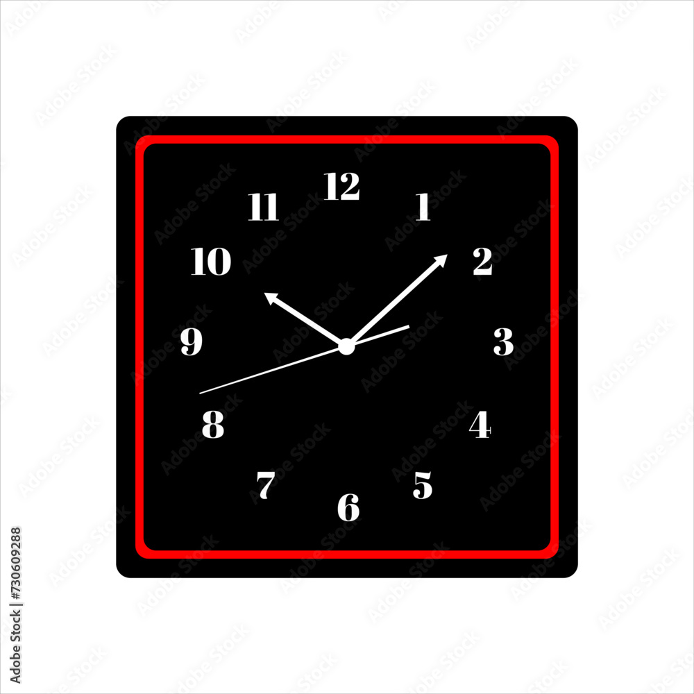 Vector Set of Office Wall Clocks of various shapes Design Template Isolated on White background. Dial with Roman numerals. Wall Clock Mock-up for Branding and Advertising Isolated. Watch Face Design Vector Set of Office Wall Clocks of various shapes Design Template Isolated on White background. Dial with Roman numerals. Wall Clock Mock-up for Branding and Advertising Isolated. Watch Face Design