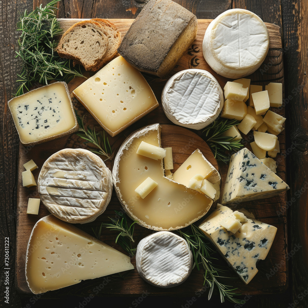 Creamy Colors Artisanal Cheeses Setup