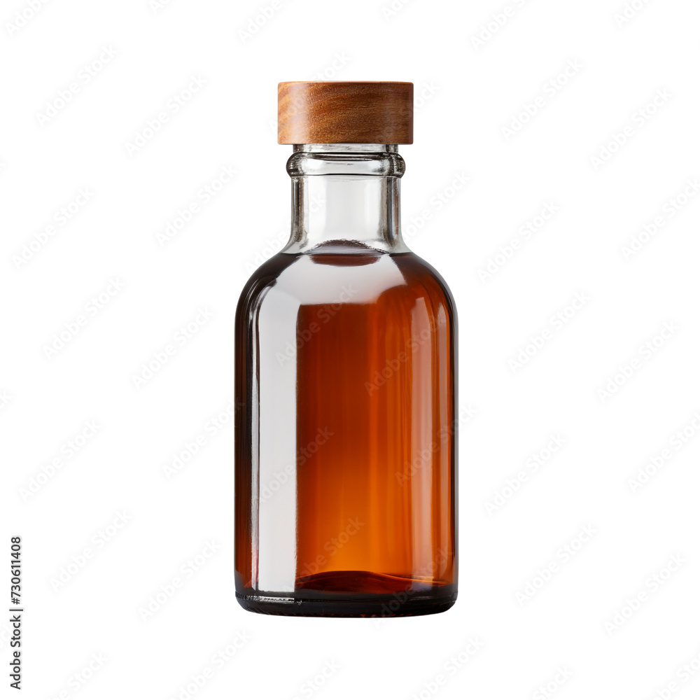 Medicine bottle isolated on transparent background