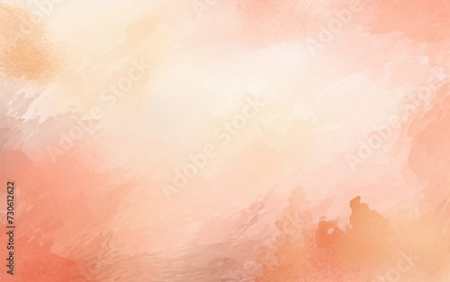 Wallpaper Mural Abstract watercolor background in soft peach and cream hues. Torontodigital.ca