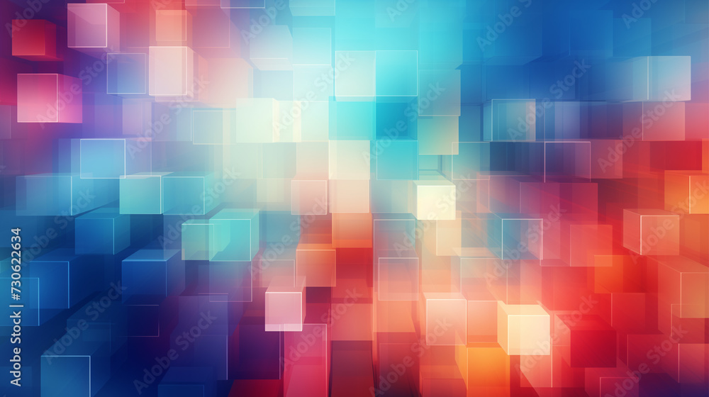 Vibrant abstract squares backdrop, with colorful gradients in neo-mosaic style. Vibrant abstract squares backdrop, with colorful gradients in neo-mosaic style.