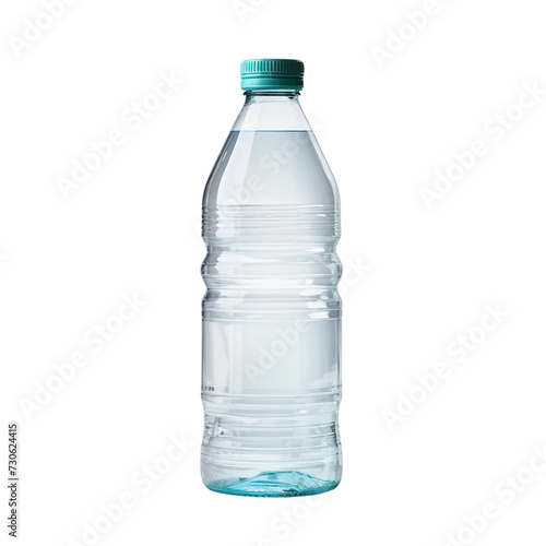 Plastic bottle isolated on transparent background