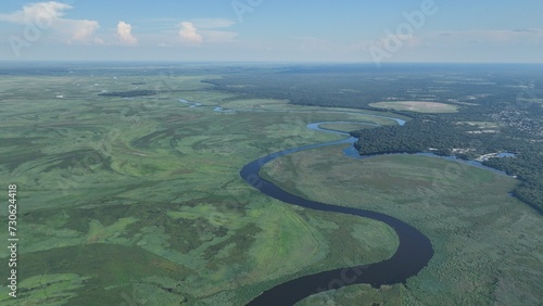 The Okavango river in Botswana  Africa