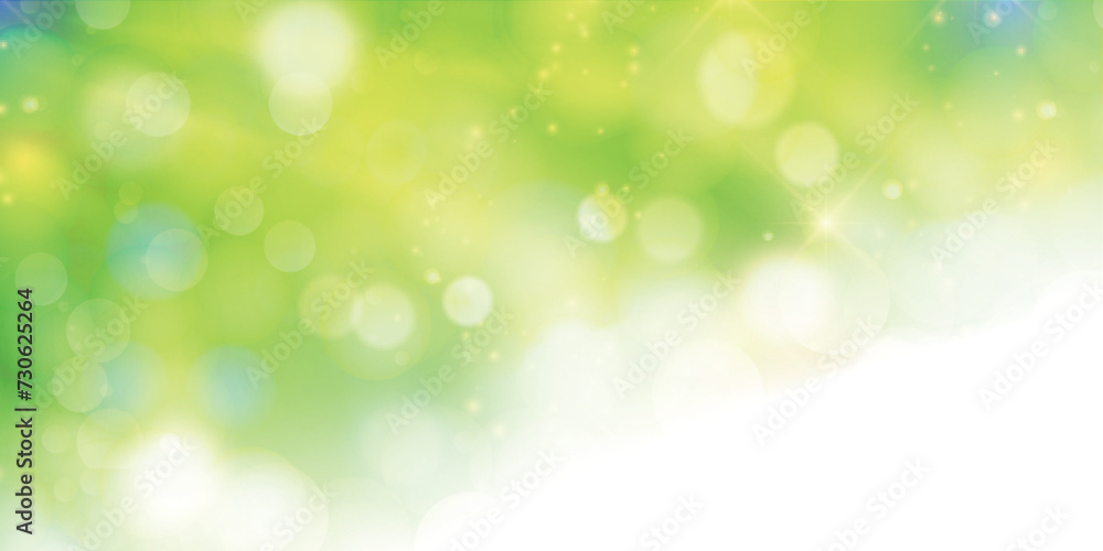 Obraz premium 新緑 光 風景 背景 