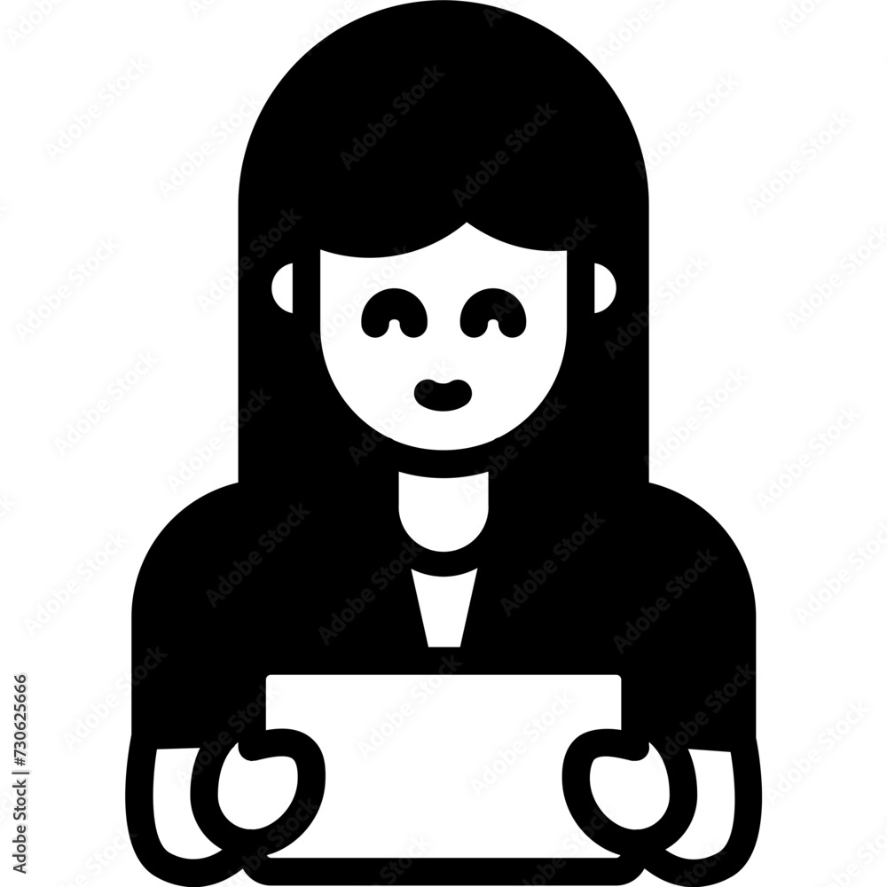 Diversity Glyph Icon Design Vector Women's Day Diversity Glyph Icon Design Vector Women's Day