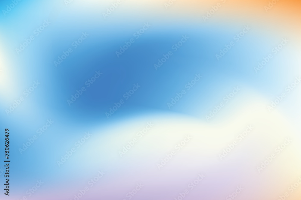 Colorful gradient blur background