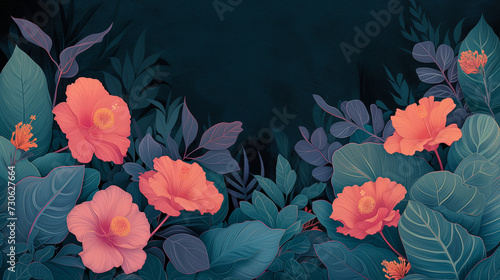 background with flowers