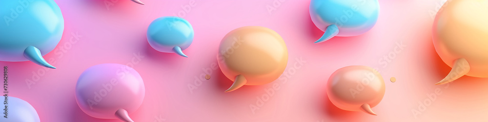 AI art, colorful speech bubble background 吹き出し背景 AI art, colorful speech bubble background 吹き出し背景