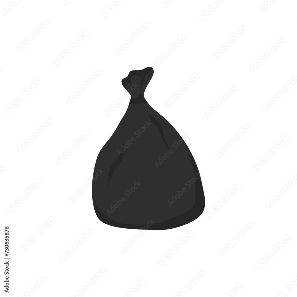 Black Plastic Trash Bag Element Black Plastic Trash Bag Element