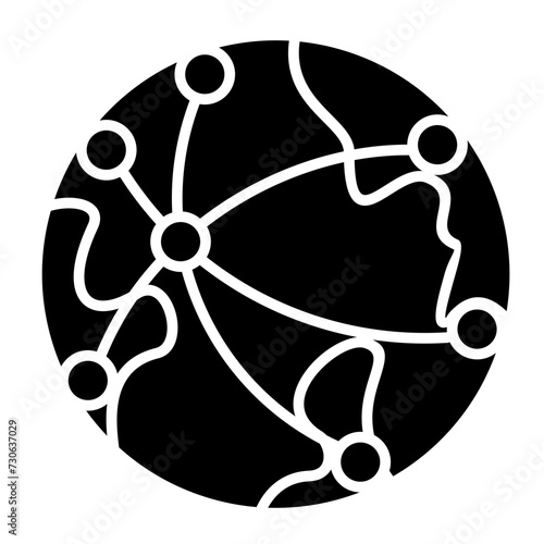 Global Networking Icon