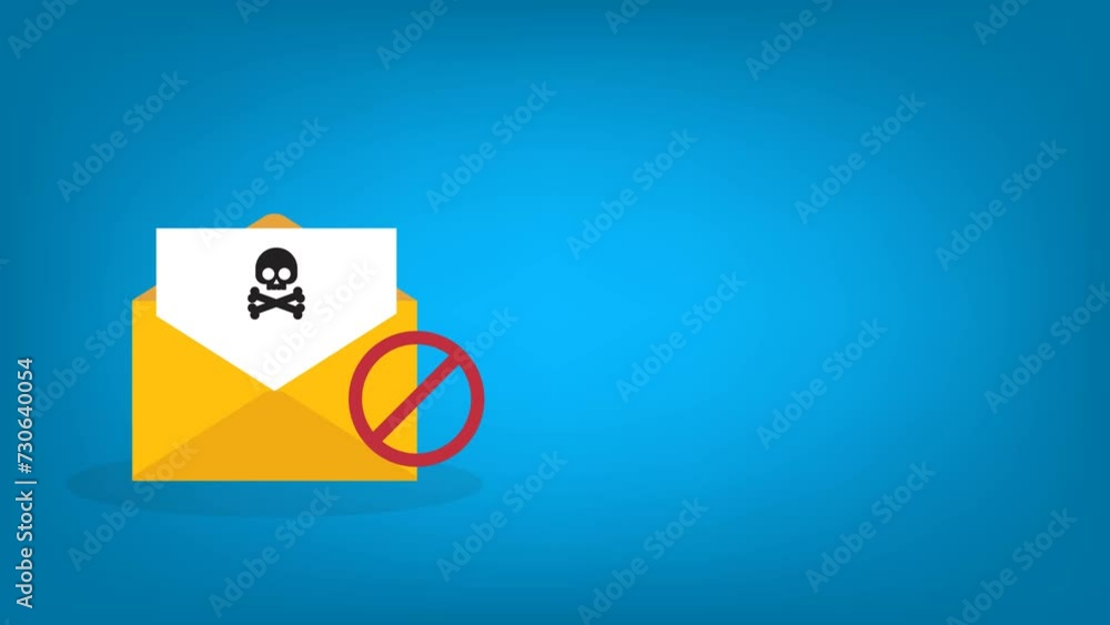 Spam. Spamming concept, motion animation. Email box hacking, spam warning. Spam. Spamming concept, motion animation. Email box hacking, spam warning.