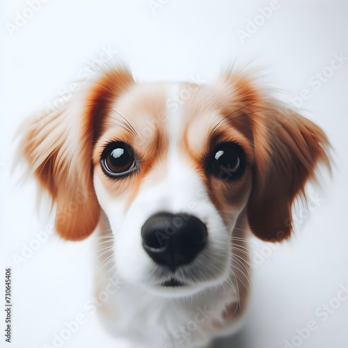 Animals staring at the front of the camera, a social phenomenon in which the population of pets is increasing, are now family members. Generative AI