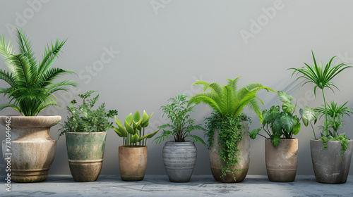 set of plant pot © ARM