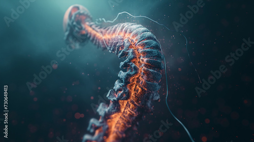 Spinal cord  concept design photo