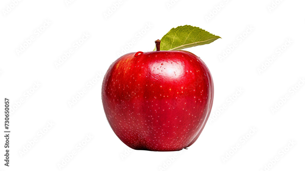 Close-Up of Ripe Red Apple, a Juicy and Delicious Fruit, Isolated on a Crisp White Background - Perfect for Healthy Nutrition Concepts and Fresh Food Marketing Close-Up of Ripe Red Apple, a Juicy and Delicious Fruit, Isolated on a Crisp White Background - Perfect for Healthy Nutrition Concepts and Fresh Food Marketing