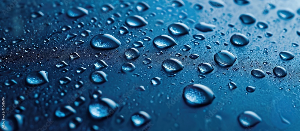 drops of water on a glass drops of water on a glass