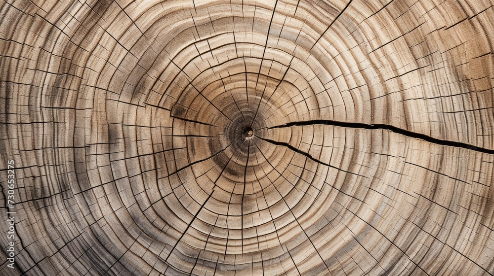 The surface of the cut of an old tree. The rough organic texture of the tree rings. Natural texture. The surface of the cut of an old tree. The rough organic texture of the tree rings. Natural texture.