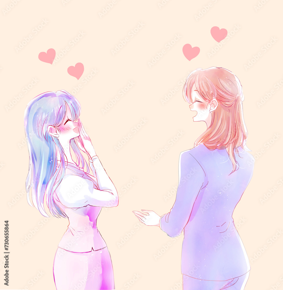 女性が夢中な何か　社内