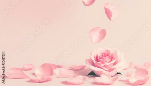 薔薇の花のフレーム 背景 コピースペース イラスト AI生成画像