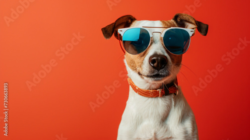 Dog with sunglasses © Naveenkrishna