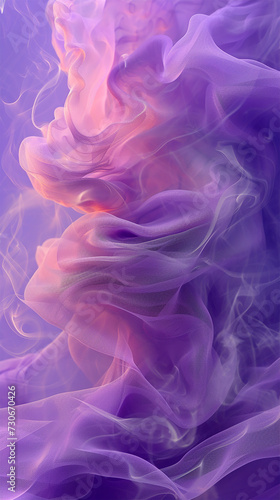 Purple Haze Airy Fabric and Smoke Elegance