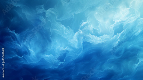 Azure Abstract Background Crisp Winter Frost © VibrantVisionsStudio