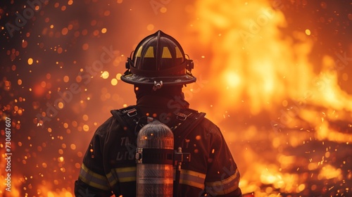 Resilience in Firestorm: Firefighter's Stance