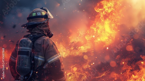 The Firefighter's Solitude: Confronting the Inferno