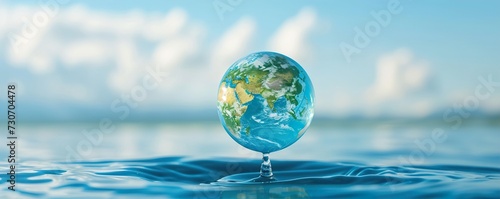 earth in water