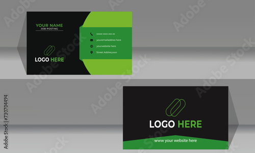 Business card for company branding personal office symbol introduction own void grab creative abstract corporate logotype cyberspace modern as well as identity visiting premium  print communication 