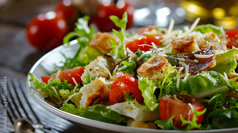 Salad commercial photography 