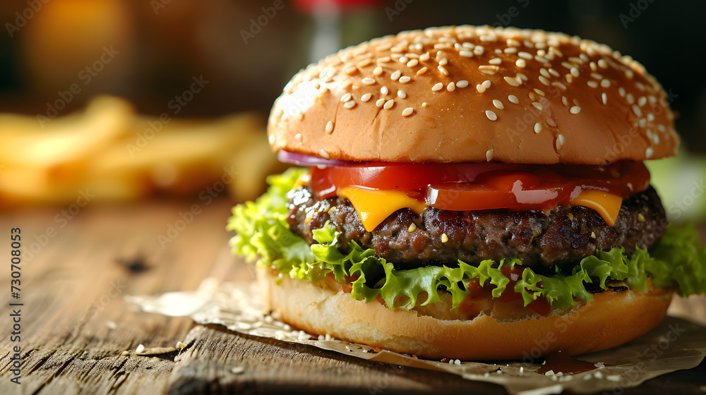 One hamburger commercial photography One hamburger commercial photography