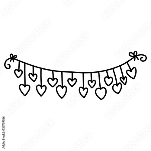 Cute festive bunting for a party