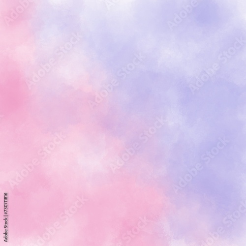 Pink and Purple Abstract watercolor background.