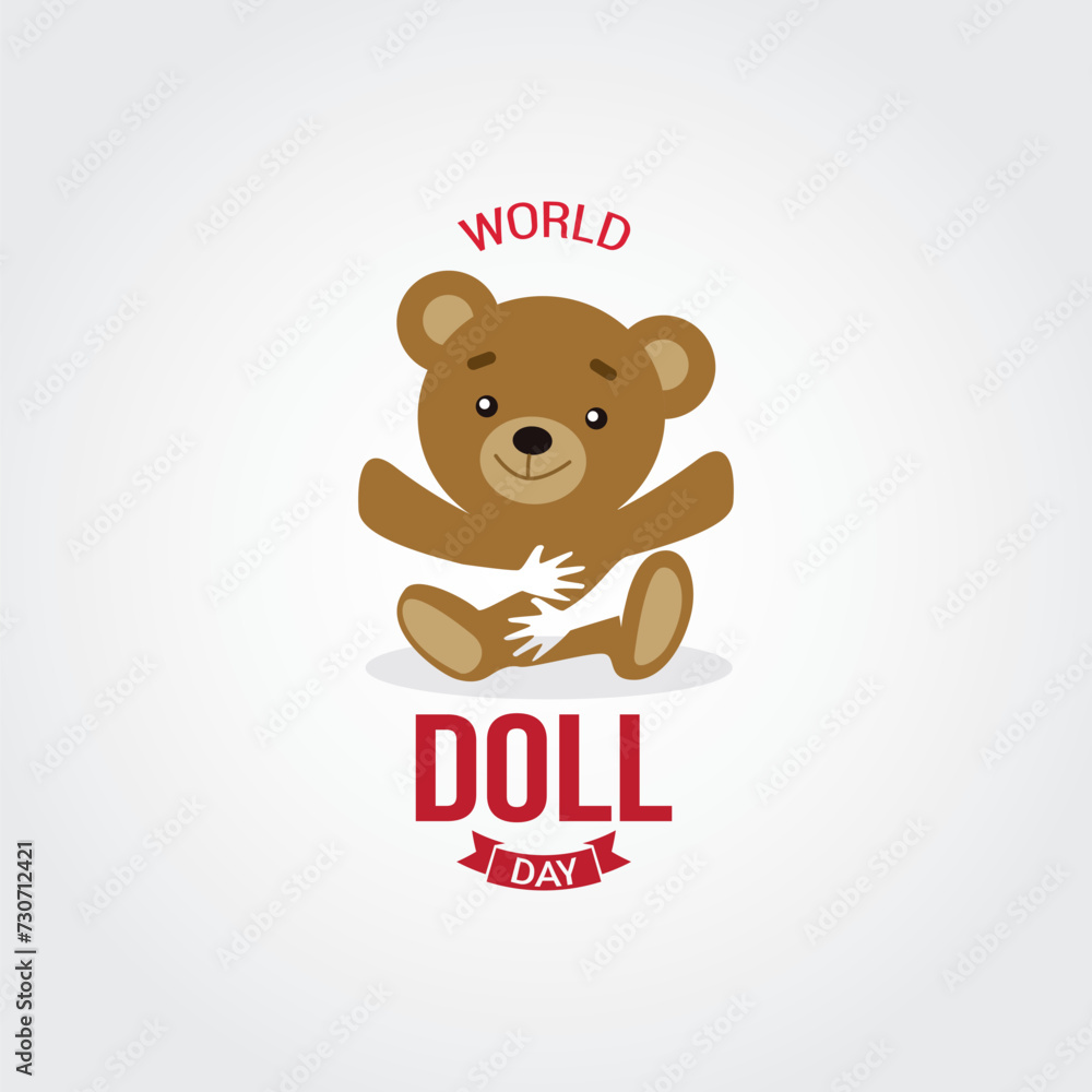 World Doll Day Vector Illustration. Suitable for greeting Card, poster and banner. Encourages gifting dolls, especially to children who might not have one. flat style design vector illustration. World Doll Day Vector Illustration. Suitable for greeting Card, poster and banner. Encourages gifting dolls, especially to children who might not have one. flat style design vector illustration.