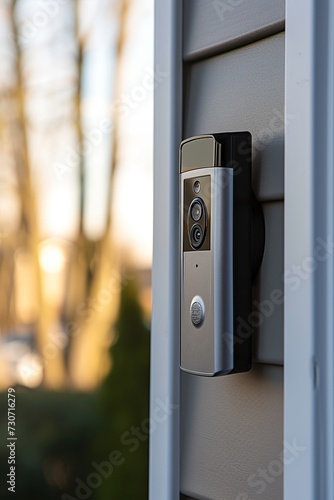 Internet video doorbell that records video of movement and alerts users via their smartphones