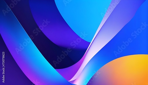 Abstract colorful gradient waves