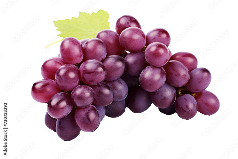 Fresh Grape Clusters Illustration - High-Quality PNG with Transparent Background