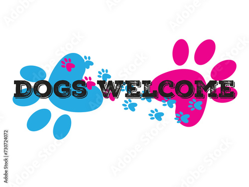 dogs welcome people tolerated