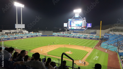stadium at night
