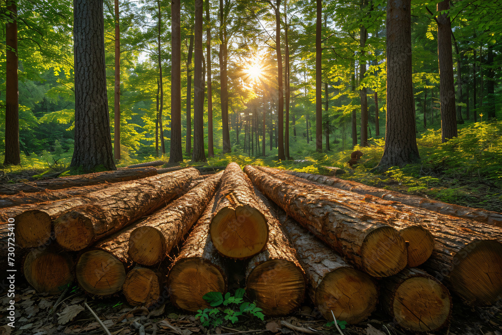 stack of logs stack of logs