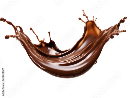 Velvety Chocolate Cascade - High-Quality PNG with Transparent Background