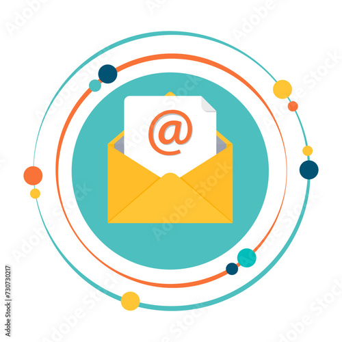 Email electronic mail vector illustration graphic icon symbol