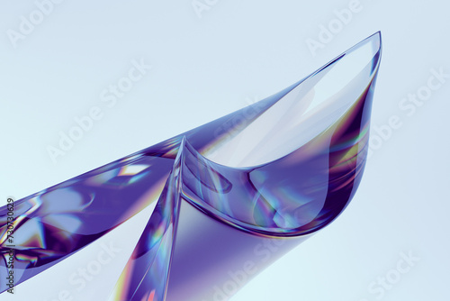 Glass abstract shape