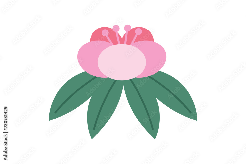 Spring Japan Style Sticker Design Spring Japan Style Sticker Design