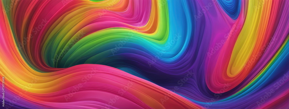 Psychedelic Bright Rainbow Swirl Pattern Psychedelic Bright Rainbow Swirl Pattern