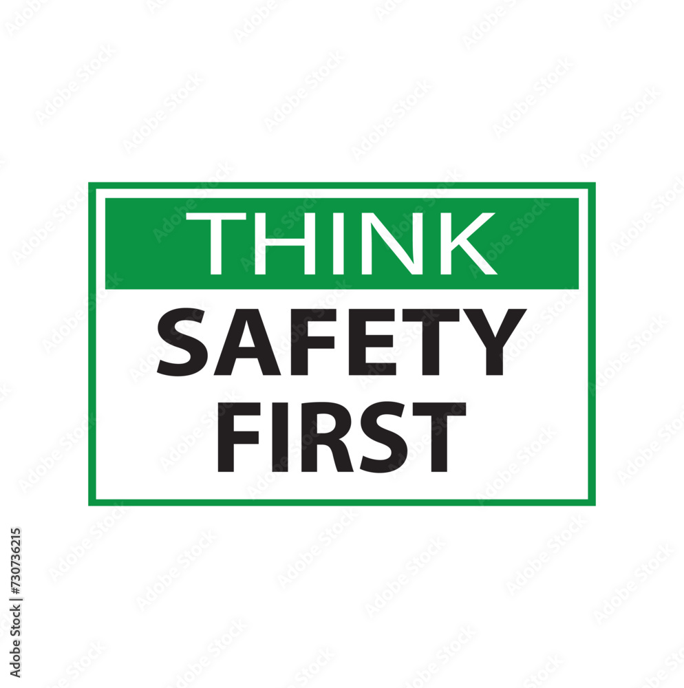 Safety symbols and first signs, work safety, caution work hazards, danger surveillance, zero accident, vector icon illustration Safety symbols and first signs, work safety, caution work hazards, danger surveillance, zero accident, vector icon illustration